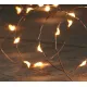 Lighting on batteries (without battery!) indoor copper wire 100l/5m led classic white - 10cm cable run transparent