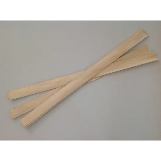 Wood strips 100/7cm naturel +/-500gr