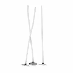 Meche paraffine avec support 20cm diametre bougie 3-6cm 10pcs