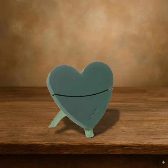 Oasis bioline mini heart 30x28x4.5cm 1pc