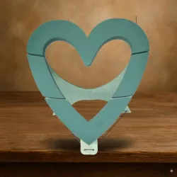 Oasis bioline coeur ouverte 60x60x5.5cm 1pc