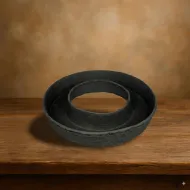 Oasis black biolit planting ring 35x6.5cm