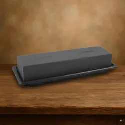 Oasis black table deco medi 25x9cm 1pc