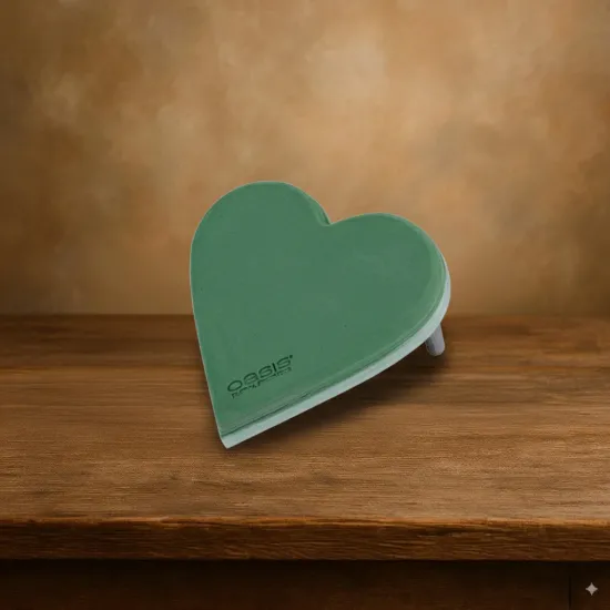 Oasis ecobase coeur 29x30x4.5cm 1pc