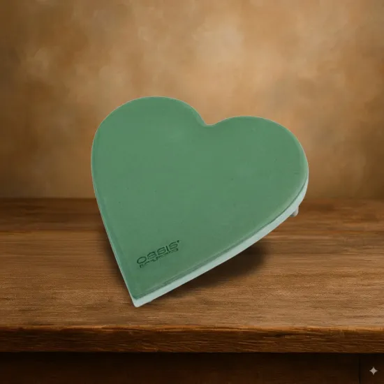 Oasis ecobase heart 38x40x4.5cm 1pc