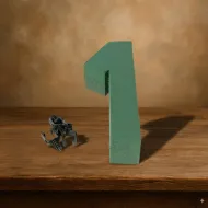 Oasis foam frame cijfer 30cm '1' 1st