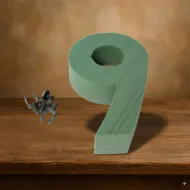 Oasis foam frame chiffre 30cm "9" 1pc