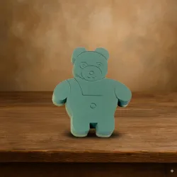 Oasis foam frame teddybeer staand 48cm 1st