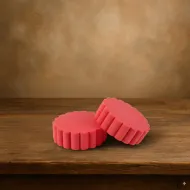 Oasis rainbow foam fluted cake baroque red 15cm 2pcs