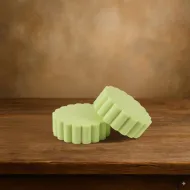 Oasis rainbow foam fluted cake lime green 15cm 2pcs