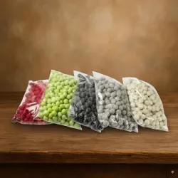 Oasis rainbow foam marbles 4cm 20pcs anthracite