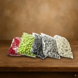 Oasis rainbow foam marbles 4cm 20pcs lime green