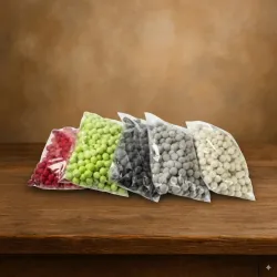 Oasis rainbow foam marbles 4cm 20pcs red