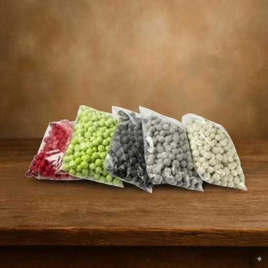 Oasis rainbow foam marbles 4cm 20pcs silver