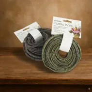 Oasis rustic wire  green 21m