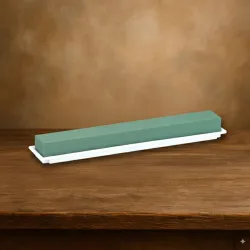 Oasis table deco maxi blanc 48x9cm 1pc