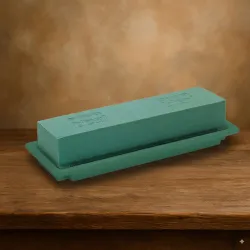 Oasis table deco medi vert 25x9x5cm 1pc