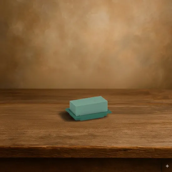 Oasis table deco mini green13x9x5cm 1pc